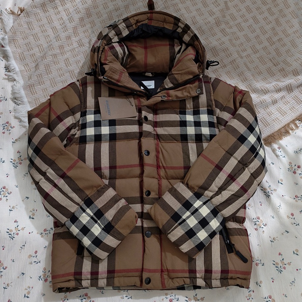 Burberry Check Down Jacket